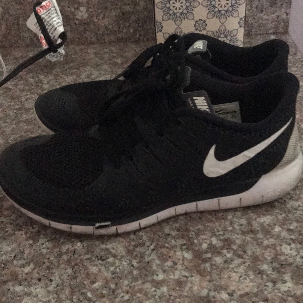 Black and White Nike 5.0
